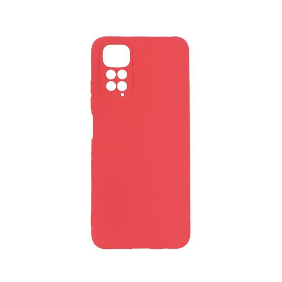 Silicone Cover with Camera Shield for Xiaomi Redmi Note 11 Pro Red